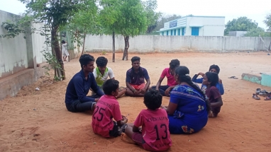 Adolescent Boys meeting at Manickanagar