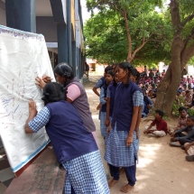 Signature campaign on WDACL at Govt HSC - Regunathapuram